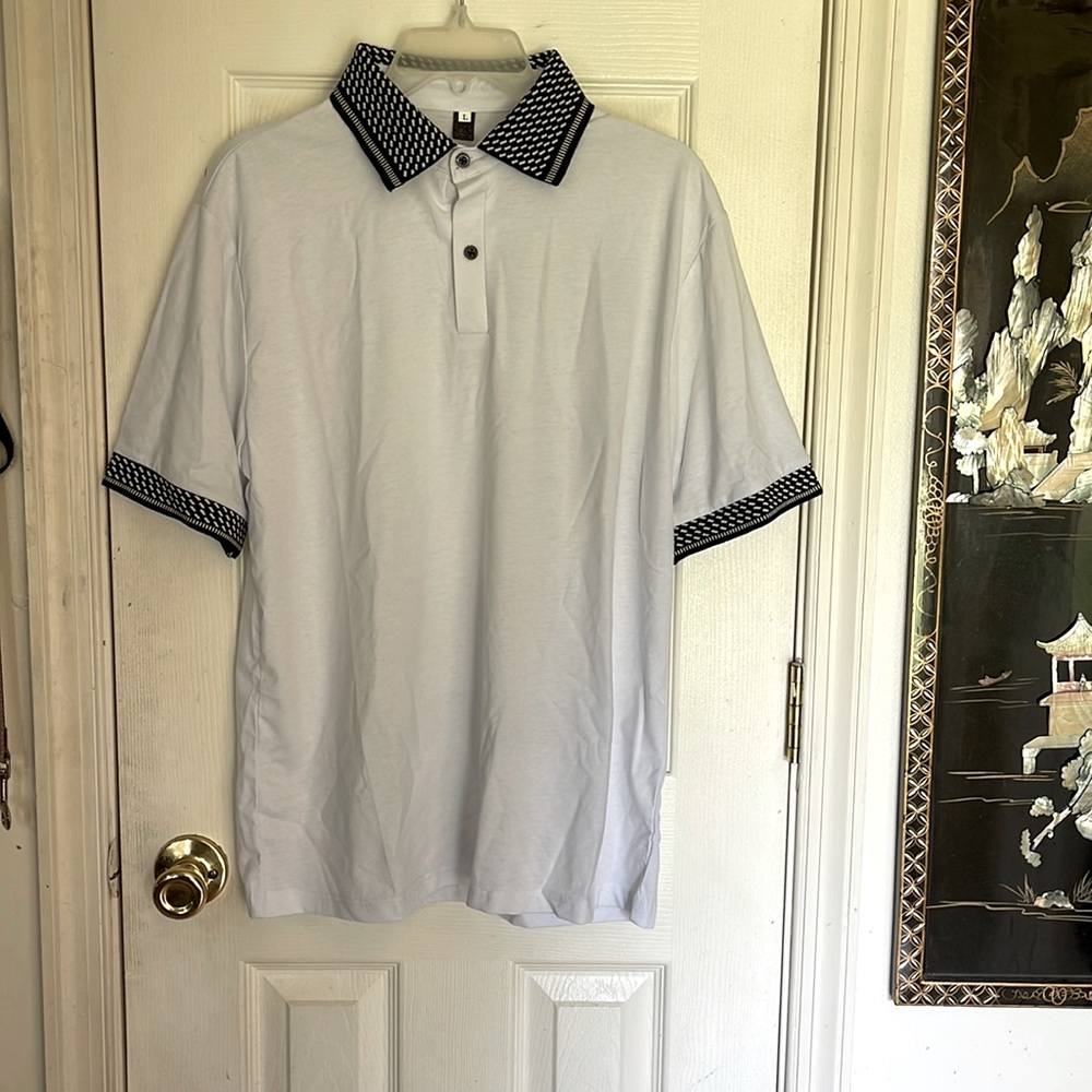 SHEIN Mens white polo
